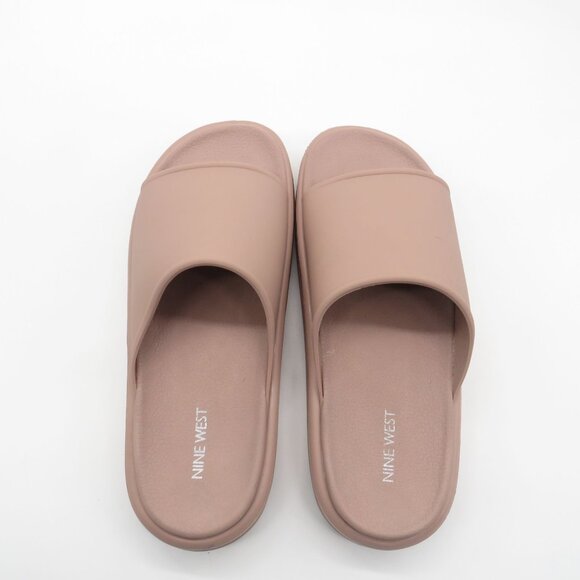 Nine West Women's Light Natural Sandals Cushioned Textured Outsoles Size 10 NEW - Picture 4 of 6